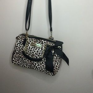 Betsey Johnson leopard purse.